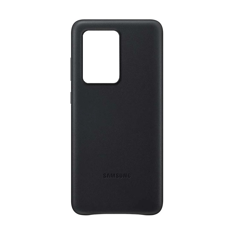 Galaxy S20 Ultra Leather Cover -  Black - أكسسوارات